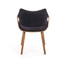 Стул HALMAR K396 орех/черный